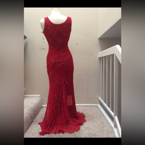 Sue Wong Red Dress - Picture 5 of 9